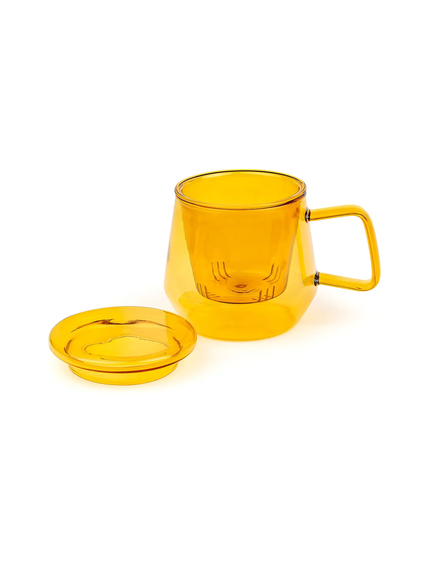 BREDEMEIJER | Teekanne TEA FOR ONE LIVORNO 0,35l Glas Amber | 